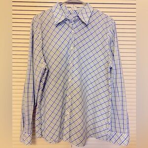 NWOT Foxcroft Ladies Plus Size Plaid Blouse, Size 16